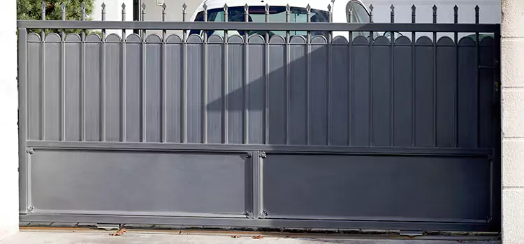 Metal Driveway Gate Installation Sand Springs