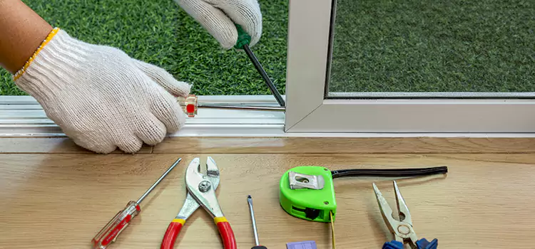 Sliding Door Track Replacement in Sand Springs, OK